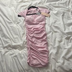 Oh polly pink dress size us 4 nwt